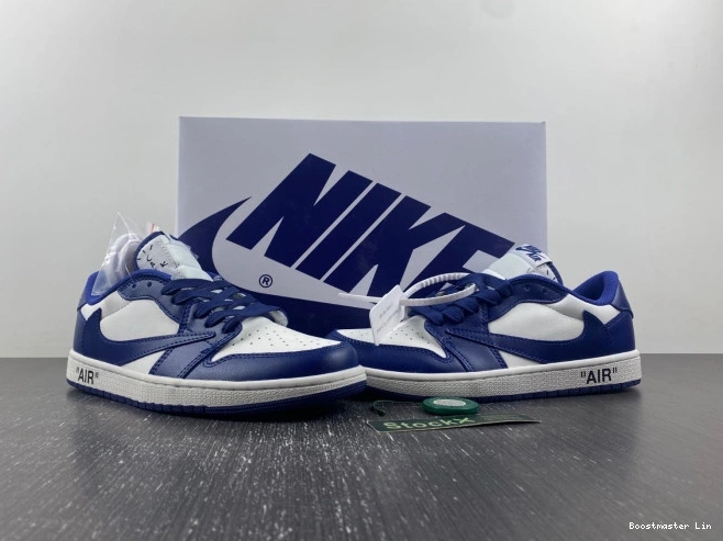 Bmlin SCOTT TRAVIS CUSTOM X 1 X AIR JORDAN DM7890-101 OFF-WHITE 0802